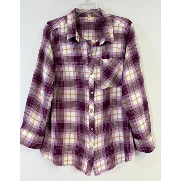 Purple Plaid Shirt Alt ASO Bella Swan Twilight Eclipse XXL - Picture 1 of 13